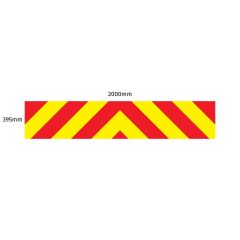 Chevron Board in 3M DG Chevron Board & 3M Saturn Fluo Yellow - 2000 x 395mm