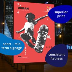 Ri-Jet M96 PE Gloss White Permanent 1370mm (60471) 50m Roll