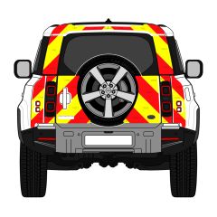 Land Rover Defender 90 Series V8 02-2020 - Current Full Glazed