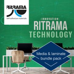 Ri-Jet M100 White HOP Gloss Perm Airflow N & Ri-Lam M70 Clear Gloss (04065) Bundle 1370mm x 50m