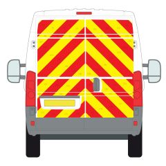 Citroen Relay Series MK2 09-2006 - 02-2015 Medium Roof Barn Door Full Rear