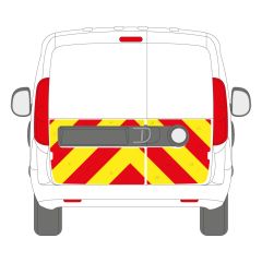 Fiat Doblo Cargo Series MK3 02-2015 - Current Low Roof Barn Door Half Rear