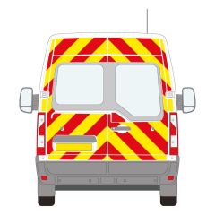 Nissan NV400 Series MK2 05-2019 - Current Medium Roof Barn Door Full Glazed