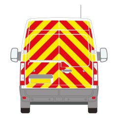 Nissan NV400 Series MK2 05-2019 - Current Medium Roof Barn Door Full Rear