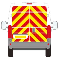 Peugeot Boxer Series MK4 06-2016 - Current Medium Roof Barn Door Full Rear