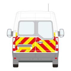 Vauxhall Movano Series MK3 01-2010 - 01-2019 Medium Roof Barn Door Half Rear