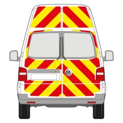 Volkswagen Transporter Series MK6 06-2015 - Current  High Roof Barn Door Full Glazed