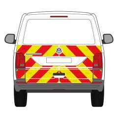 Volkswagen Transporter Series MK6.1 11-2019 - Current  Low Roof Tail Gate Half Rear