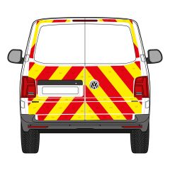 Volkswagen Transporter Series MK6.1 11-2019 - Current  Low Roof Barn Door Full Glazed