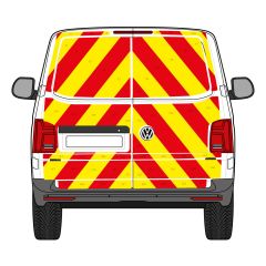 Volkswagen Transporter Series MK6.1 11-2019 - Current  Low Roof Barn Door Full Rear