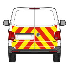 Volkswagen Transporter Series MK6.1 11-2019 - Current  Low Roof Barn Door Half Rear