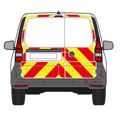 Volkswagen Caddy Series MK5 07-2021 - Current Barn Door Full Glazed