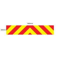 Chevron Board in 3M DG Chevron Board & 3M Saturn Fluo Yellow - 1960 x 380mm