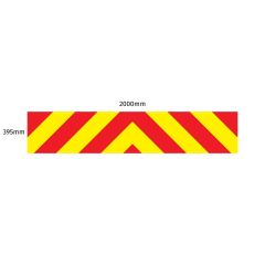 Chevron Board in 3M DG Chevron Board & 3M Saturn Fluo Yellow - 2000 x 395mm