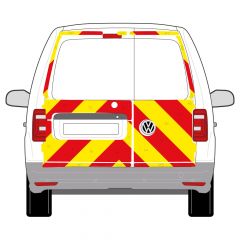 Volkswagen Caddy Series MK4 06-2015 - Current Barn Door Full Glazed