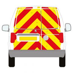 Volkswagen Caddy Series MK3 03-2004 - 08-2017 Barn Door Full Rear
