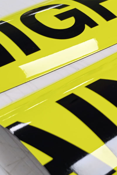 Additional text decals