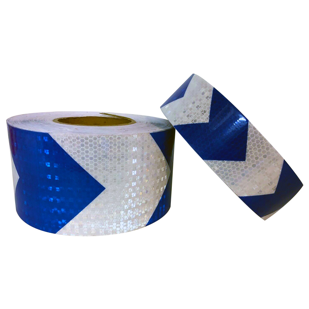 blue and white chevron tape