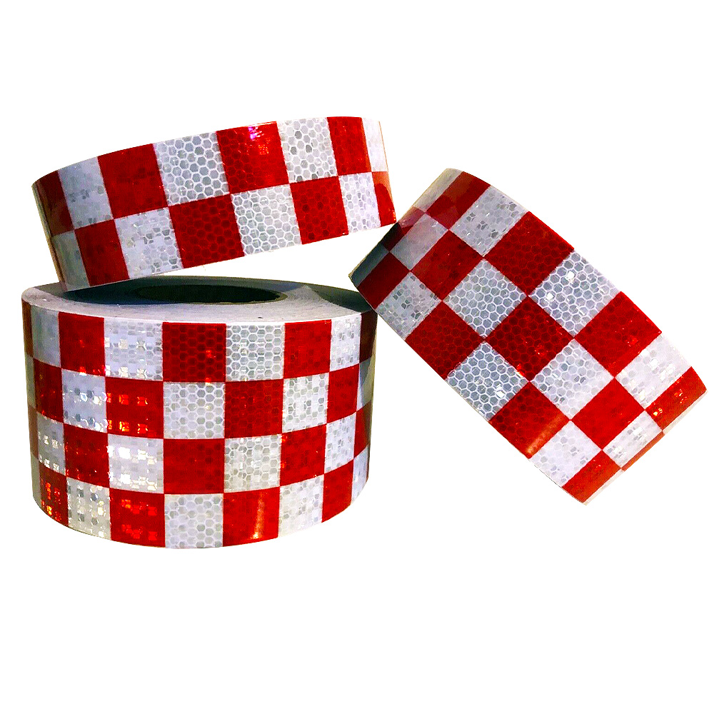 red and white chequer tape