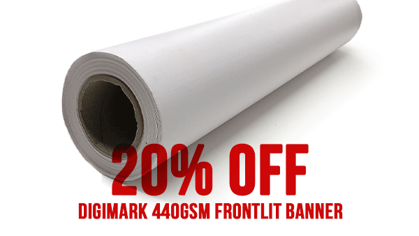 Save 20% on Frontlit Banner
