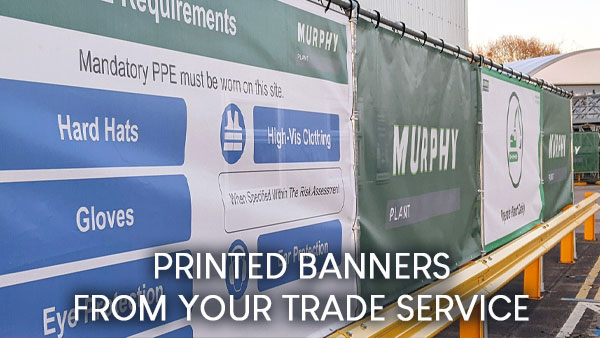 Your confidential trade print service - printed banners